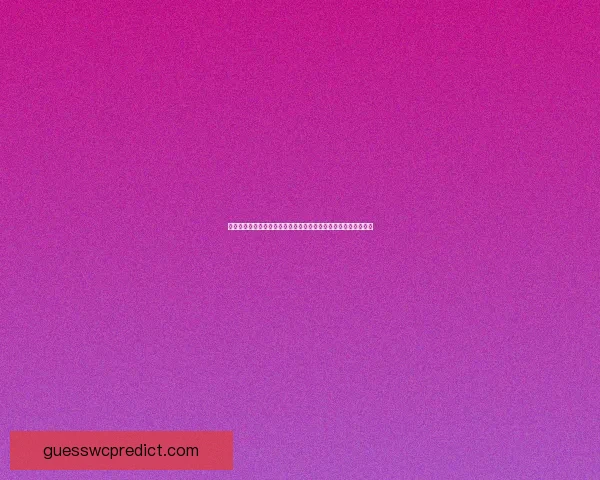 世界杯竞猜比分精准分析策略与数据模型结合提升预测成功率指南